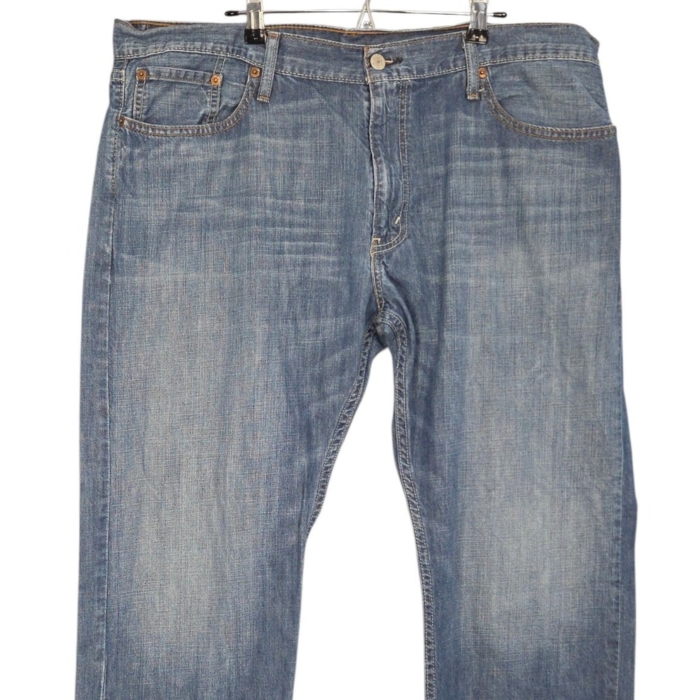 Levi's 514 Jeans Mens 40x32 Straight Leg Blue Medium Wash Denim Cotton Zip Fly